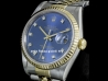Rolex Datejust 36 Diamonds Blue/Blu 16233 